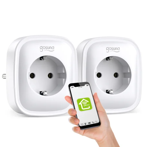 Gosund SP112 okos konnektor aljzat WiFi 2xUSB (2db) - 1