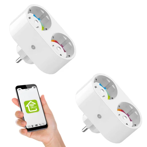Gosund SP211 Dual smart plug okos konnektor WiFi 3500W (2db) - 1