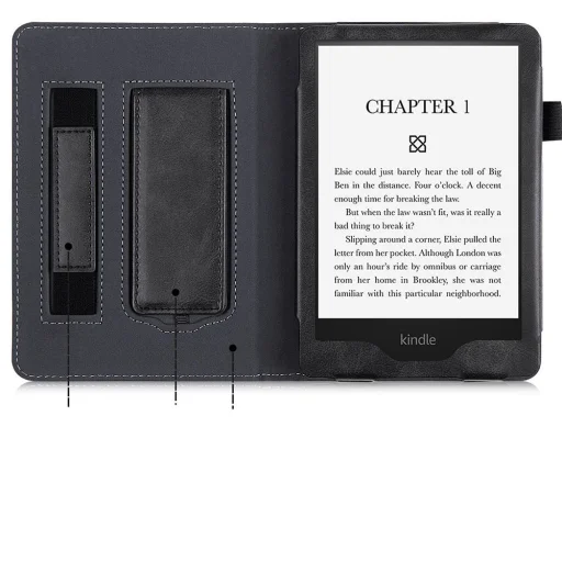 Kindle Paperwhite V / 5  / Signature Edition Tech-Protect Smartcase 2 tok fekete - 3