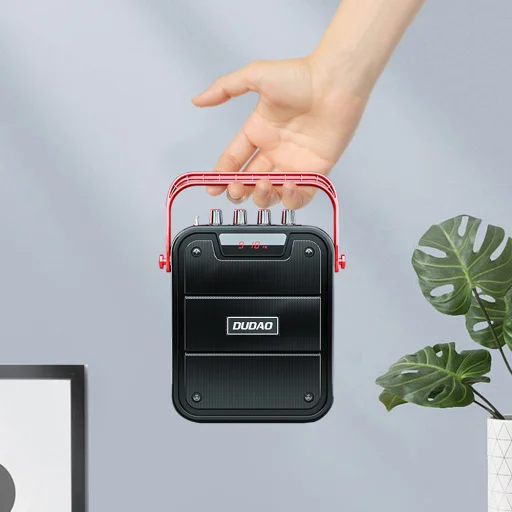 Dudao Bluetooth 5.0 Vezeték nélküli hangszóró 10W 4800mAh + Karaoke mikrofon fekete (Y15s) - 7