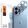 iPhone 13 Pro / 13 Pro Max Spigen Optik.TR 2x kameralencsevédő 9H üveg Sierra kék (AGL04032) - 7