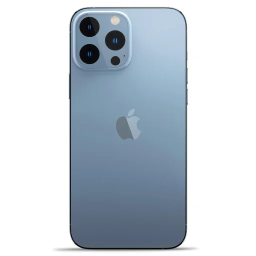 iPhone 13 Pro / 13 Pro Max Spigen Optik.TR 2x kameralencsevédő 9H üveg Sierra kék (AGL04032) - 6