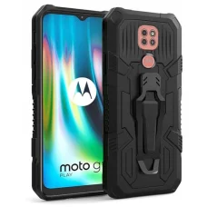 Motorola Moto G9 Play Nexeri Tank Armored tok fekete