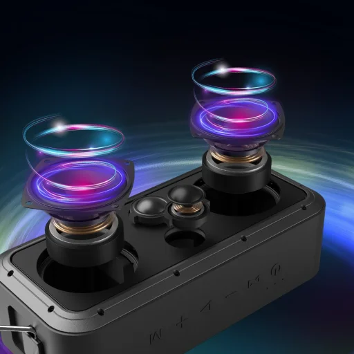 Tronsmart Element Force Pro Bluetooth 5.0 60W Vezeték nélküli Vízálló hangszóró fekete - 12