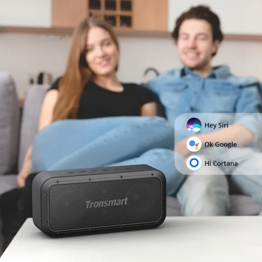 Tronsmart Element Force Pro Bluetooth 5.0 60W Vezeték nélküli Vízálló hangszóró fekete - 4