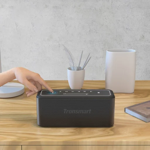 Tronsmart Element Mega Pro 60W Vízálló (IPX5) Bluetooth 5.0 Vezeték nélküli Hangszóró SoundPulse® fekete - 7