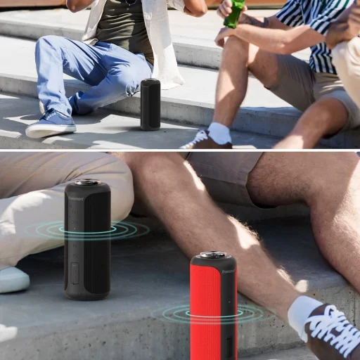 Tronsmart T6 Plus Vezeték nélküli Bluetooth 5.0 hangszóró 40W fekete - 14