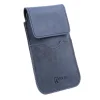 Samsung Galaxy S20 Ultra / S21 Ultra / Huawei P Smart 2021 / Xiaomi Mi 10T/ 10T Pro Nexeri Flap bőr tok övhöz sötétkék - 8