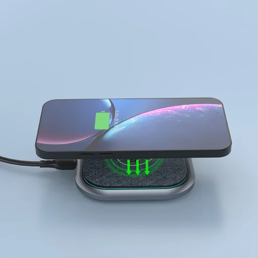 Dudao Vezeték nélküli gyorstöltő 15W Szürke (A10H) - 8