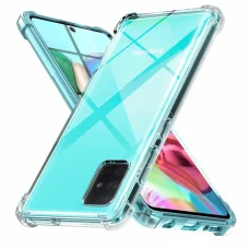 Samsung Galaxy A03s clear TPU átlátszó szilikon tok sarokvédelemmel, ütésálló Alphajack