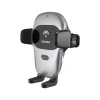 Dudao Univerzális Gravity autós tartó és Vezeték nélküli Qi töltő 15W szellőzőre szürke (F20xs) thumbnail