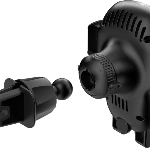 Dudao Univerzális Gravity autós tartó és Vezeték nélküli Qi töltő 15W szellőzőre szürke (F20xs) - 6