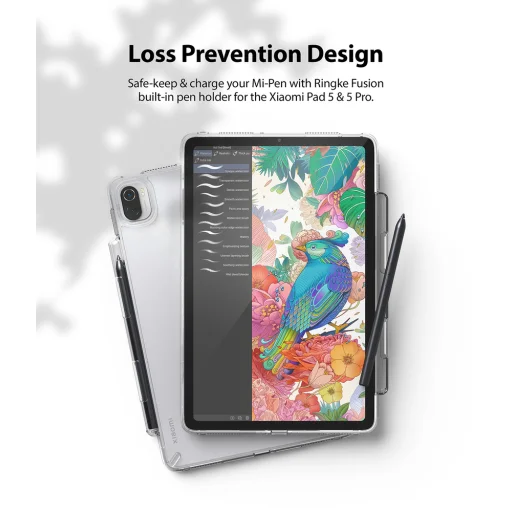 Xiaomi Mi Pad 5 Pro / Mi Pad 5 Ringke Fusion TPU PC Tok készülékhez fekete - 4