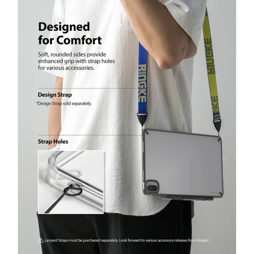 Xiaomi Mi Pad 5 Pro / Mi Pad 5 Ringke Fusion TPU PC Tok készülékhez fekete - 7