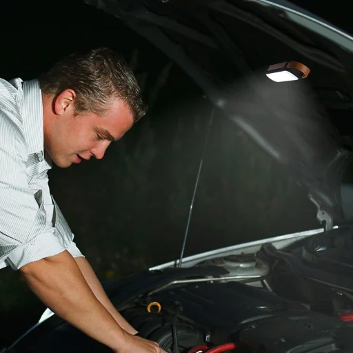 Baseus Napelemes autós biztonsági lámpa 1000mAh fekete (CRYJD01-B01) - 13