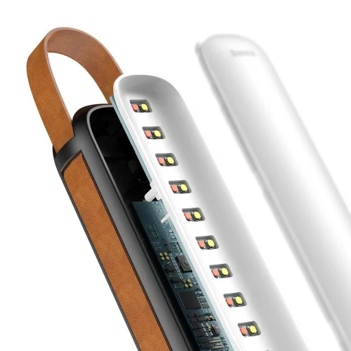 Baseus Napelemes autós biztonsági lámpa 1000mAh fekete (CRYJD01-B01) - 6