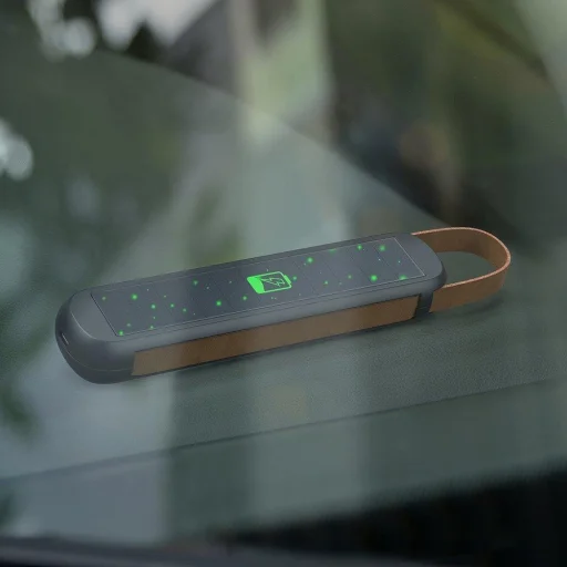 Baseus Napelemes autós biztonsági lámpa 1000mAh fekete (CRYJD01-B01) - 10