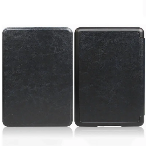 Amazon Kindle 10 (2019) Leatherette Book tok fekete - 2