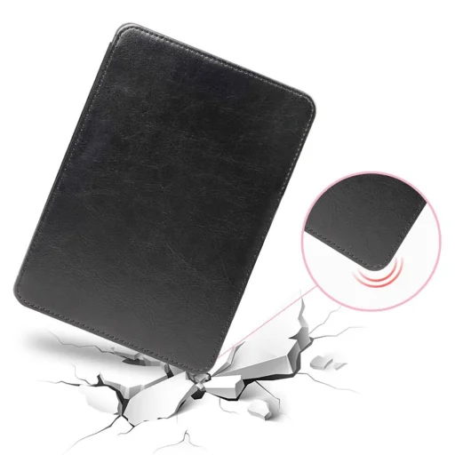 Amazon Kindle 10 (2019) Leatherette Book tok fekete - 4