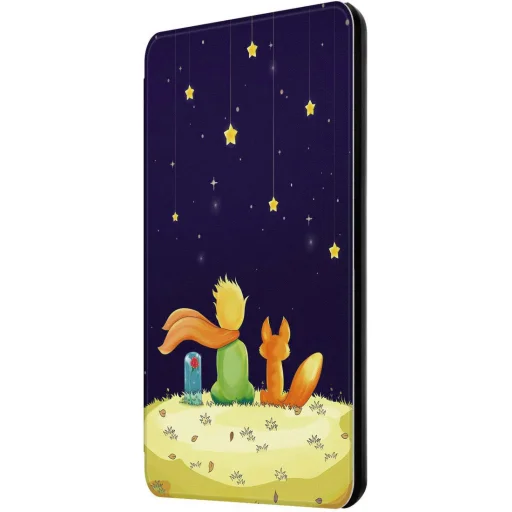 Amazon Kindle 10 (2019) Leatherette Book tok Kis herceg lila - 2