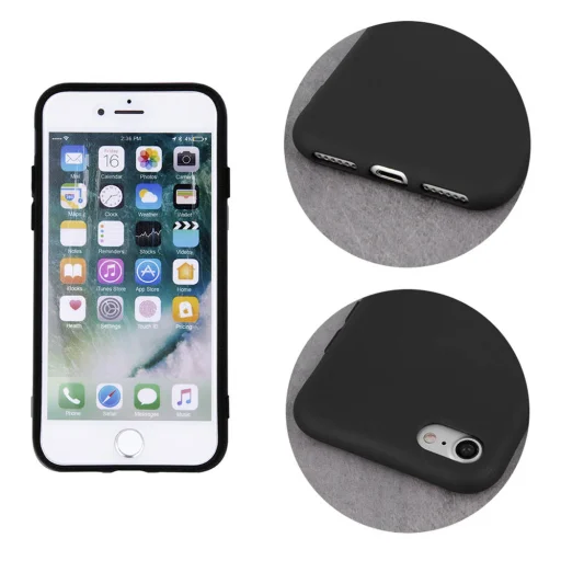 Motorola Edge 20 Lite 5G Szilikon flexibilis tok fekete - 3