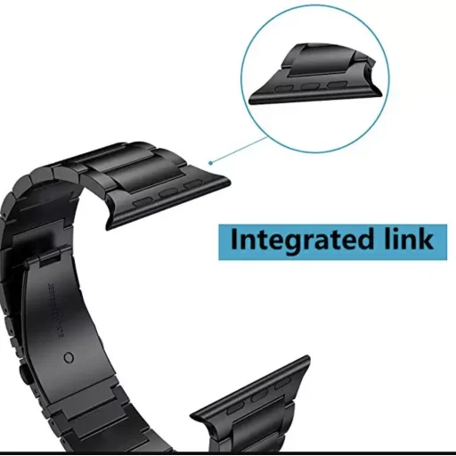 Apple Watch 4/5/6/7/8/SE/Ultra (42/44/45/49mm) fém óraszíj arany színű Alphajack - 4