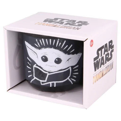 Star Wars Mandalorian kerámia bögre 400 Ml - fekete - 1