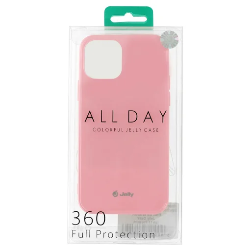 iPhone 13 Pro Max Jelly szilikon tok világos rózsaszín - 6