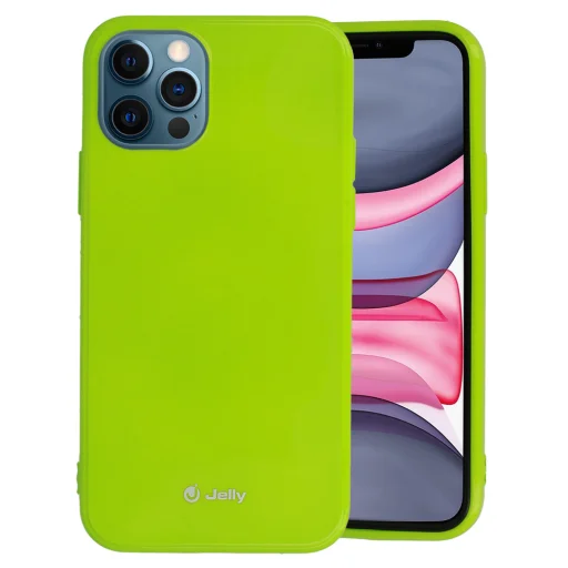 iPhone 13 Pro Max Jelly szilikon tok lime - 1