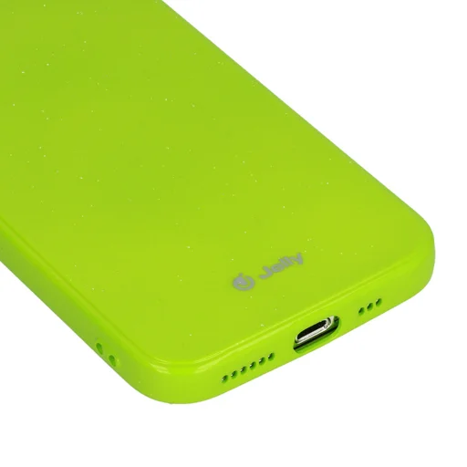 iPhone 13 Pro Max Jelly szilikon tok lime - 3