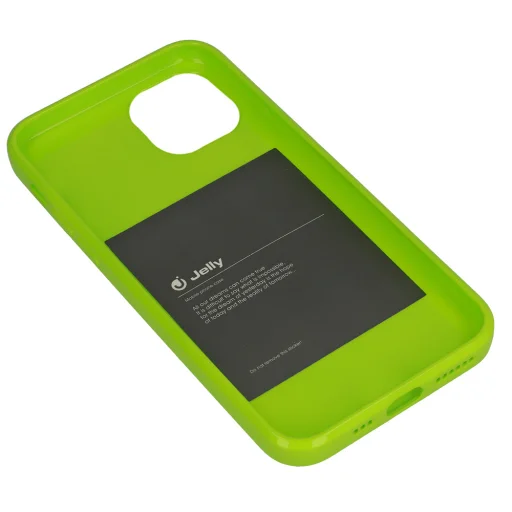 iPhone 13 Pro Max Jelly szilikon tok lime - 2
