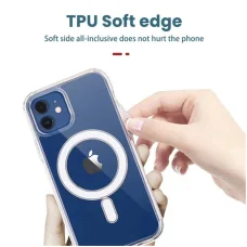 iPhone 12 Pro TEL PROTECT MagSilicone tok átlátszó