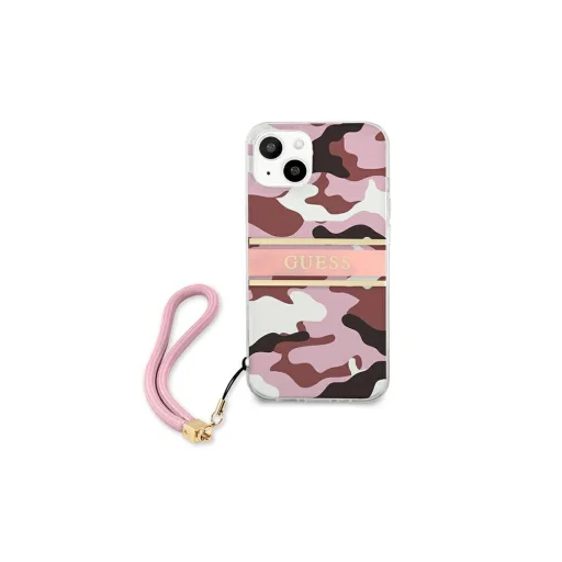 iPhone 13 Guess GUHCP13MKCABPI tok pánttal pink - 4