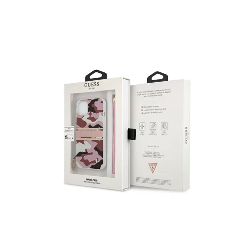 iPhone 13 Guess GUHCP13MKCABPI tok pánttal pink - 6