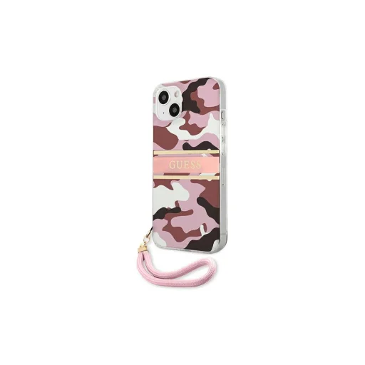 iPhone 13 Guess GUHCP13MKCABPI tok pánttal pink - 8