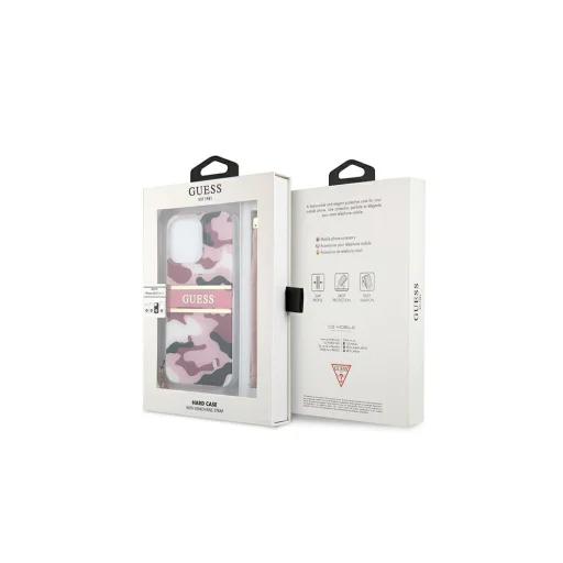 iPhone 13 Pro Guess GUHCP13LKCABPI tok pánttal rózsaszín - 3