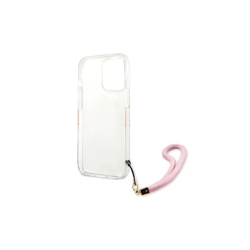 iPhone 13 Pro Guess GUHCP13LKCABPI tok pánttal rózsaszín - 4