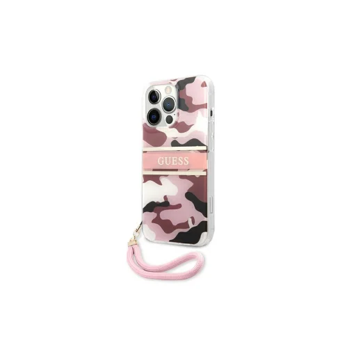 iPhone 13 Pro Guess GUHCP13LKCABPI tok pánttal rózsaszín - 6