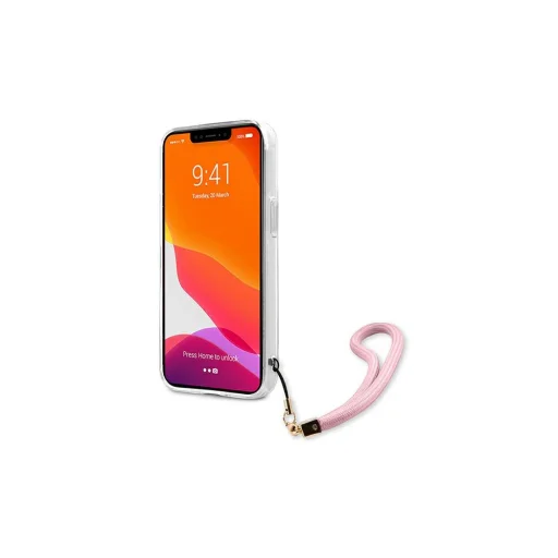iPhone 13 Pro Guess GUHCP13LKCABPI tok pánttal rózsaszín - 8
