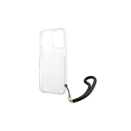 iPhone 13 Pro Guess GUHCP13LKCABBK tok pánttal fekete - 6