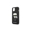 iPhone 13 Mini Karl Lagerfeld Saffiano Head tok fekete (KLHCP13SOKPK) thumbnail