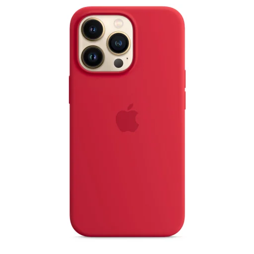 iPhone 13 Pro szilikontok (PRODUCT)RED (MM2L3ZM/A) Apple gyári MagSafe-rögzítésű - 3