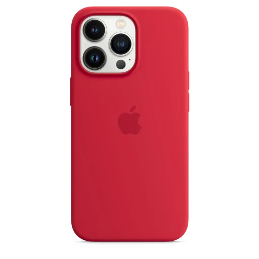 iPhone 13 Pro szilikontok (PRODUCT)RED (MM2L3ZM/A) Apple gyári MagSafe-rögzítésű - 1