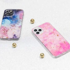 Samsung Galaxy S22 Plus Gold Glam tok Pink