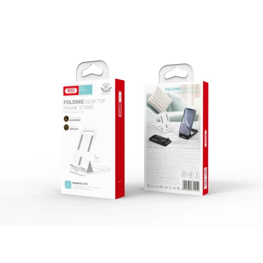 XO asztali telefontartó / tartóállvány C73 fehér - 2