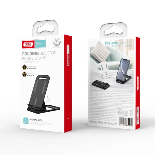 XO asztali telefontartó / tartóállvány C73 fekete - 3