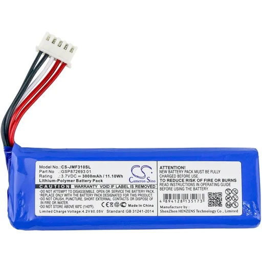 JBL Flip 4 batéria 3000mAh 3.7V (GSP872693 01) Cameron Sino neoriginálna - 3