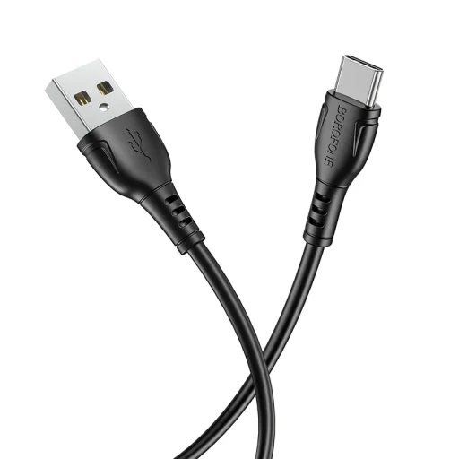 Borofone BX51 Triumph - USB - USB Type-C kábel 3A 1m fekete - 4