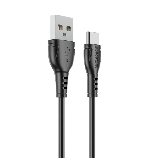 Borofone BX51 Triumph - USB - USB Type-C kábel 3A 1m fekete - 1