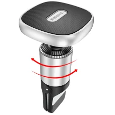 Borofone BH44 Univerzális Mágneses Autós Telefontartó Szellőzőre Fekete - Ezüst